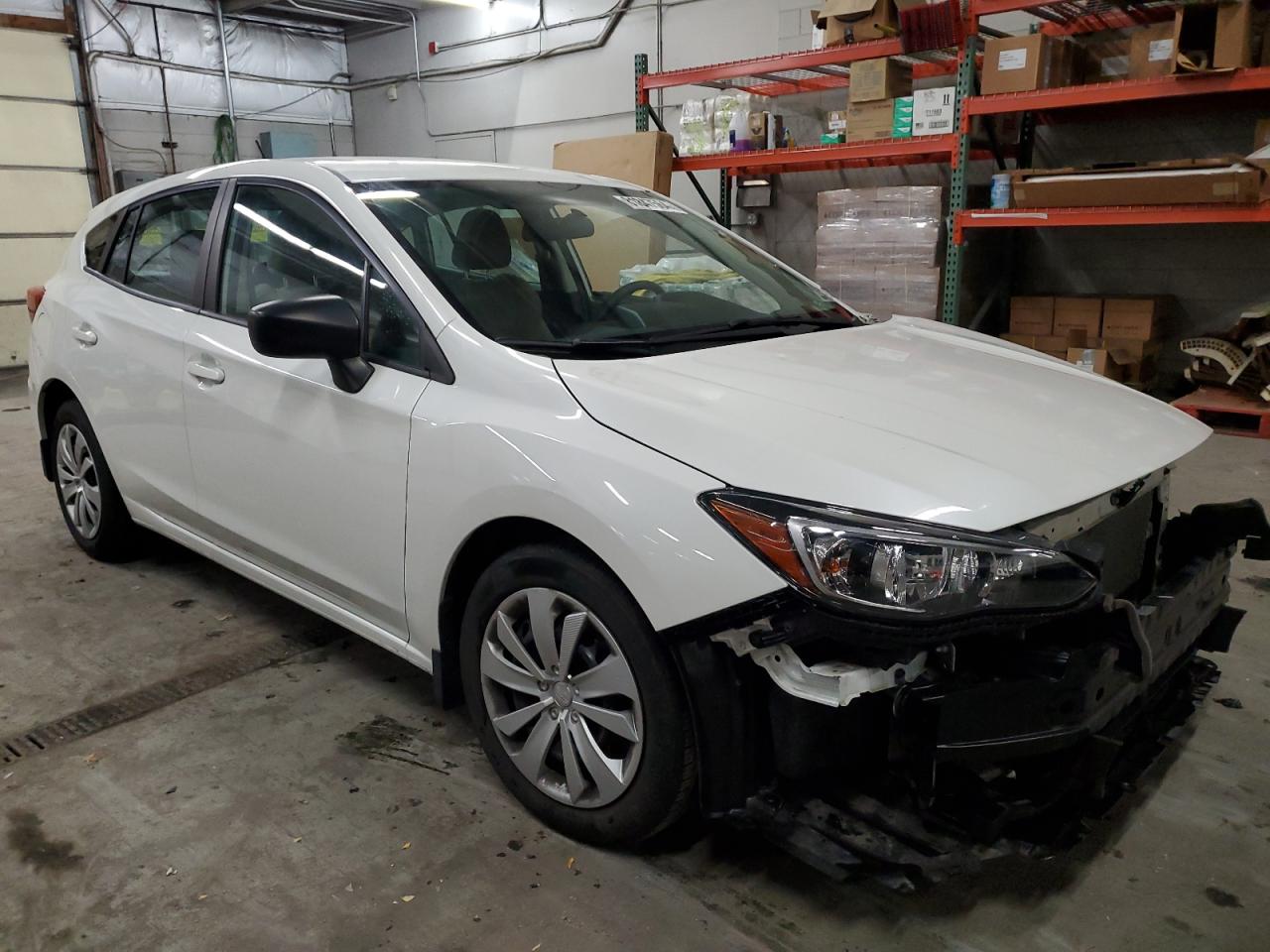 2019 Subaru Impreza VIN 4S3GTAA69K1700031 Copart auction photo, front end / side damage thumbnail 4
