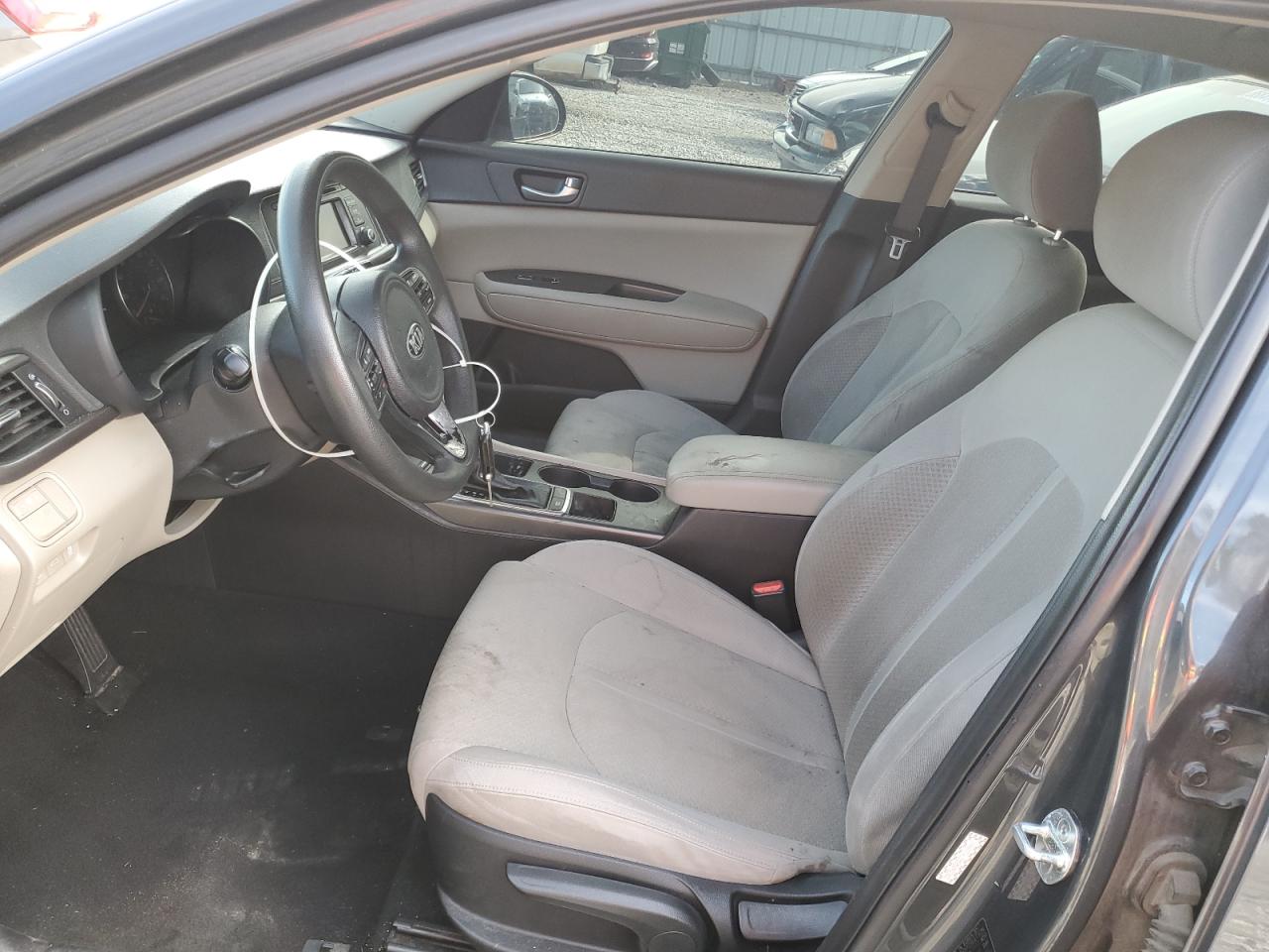 2016 KIA Optima VIN KNAGT4L35G5092302 Copart auction photo, all over damage thumbnail 7