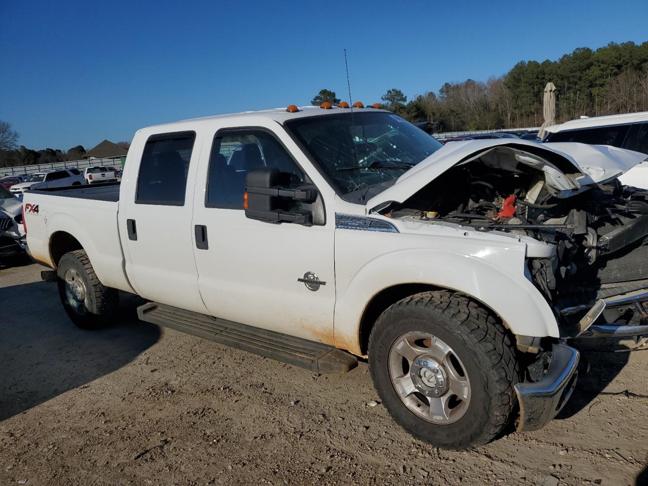 2016 Ford F250 VIN 1FT7W2BT6GEB60509 Copart auction photo, front end / rear end damage thumbnail 4