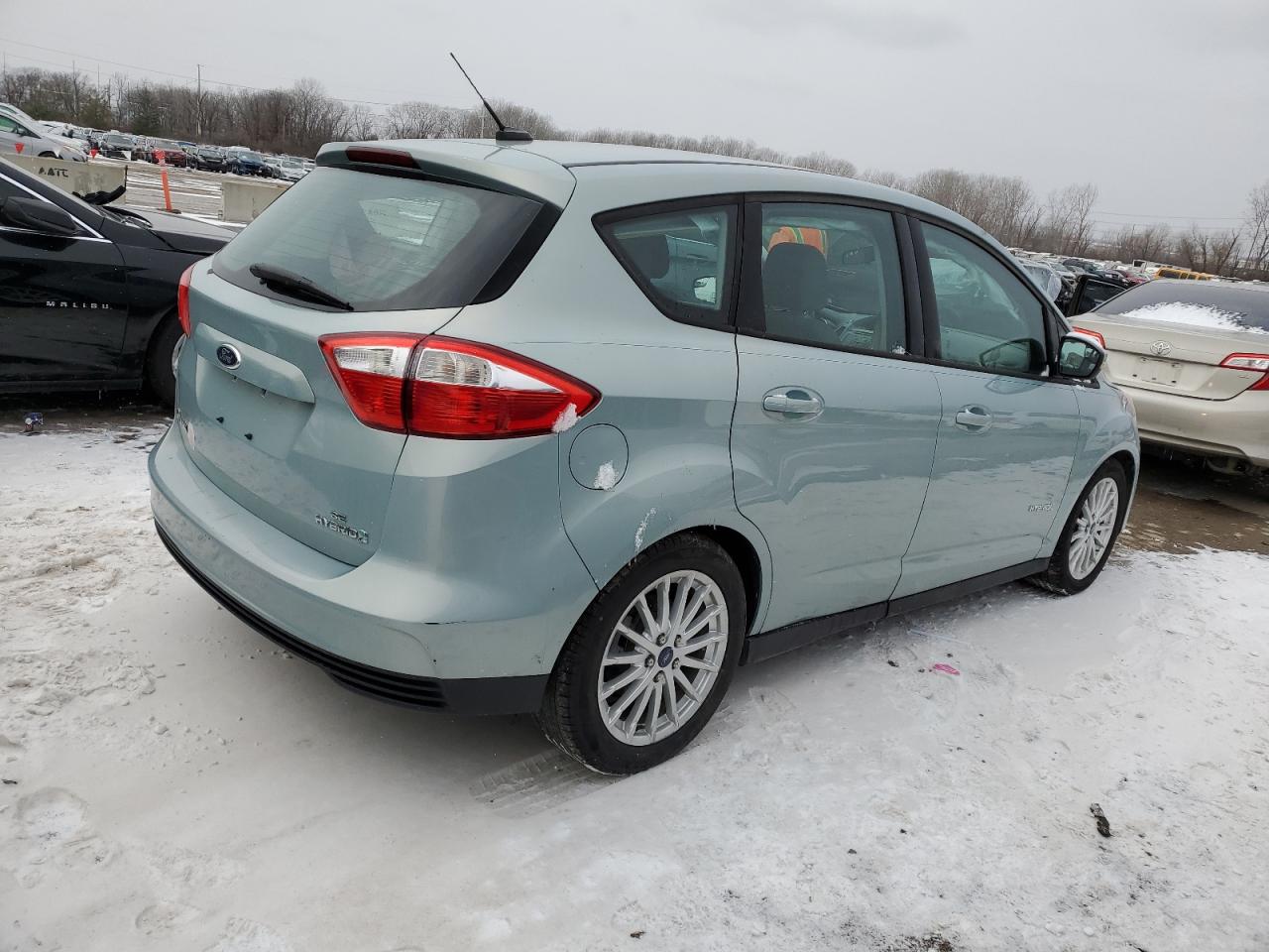 2014 Ford C-MAX VIN 1FADP5AU1EL517380 Copart auction photo, side damage thumbnail 3