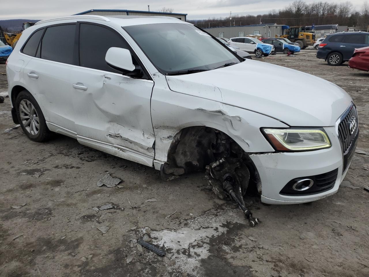 2016 Audi Q5 VIN WA1C2AFP2GA111469 Copart auction photo, side damage thumbnail 4