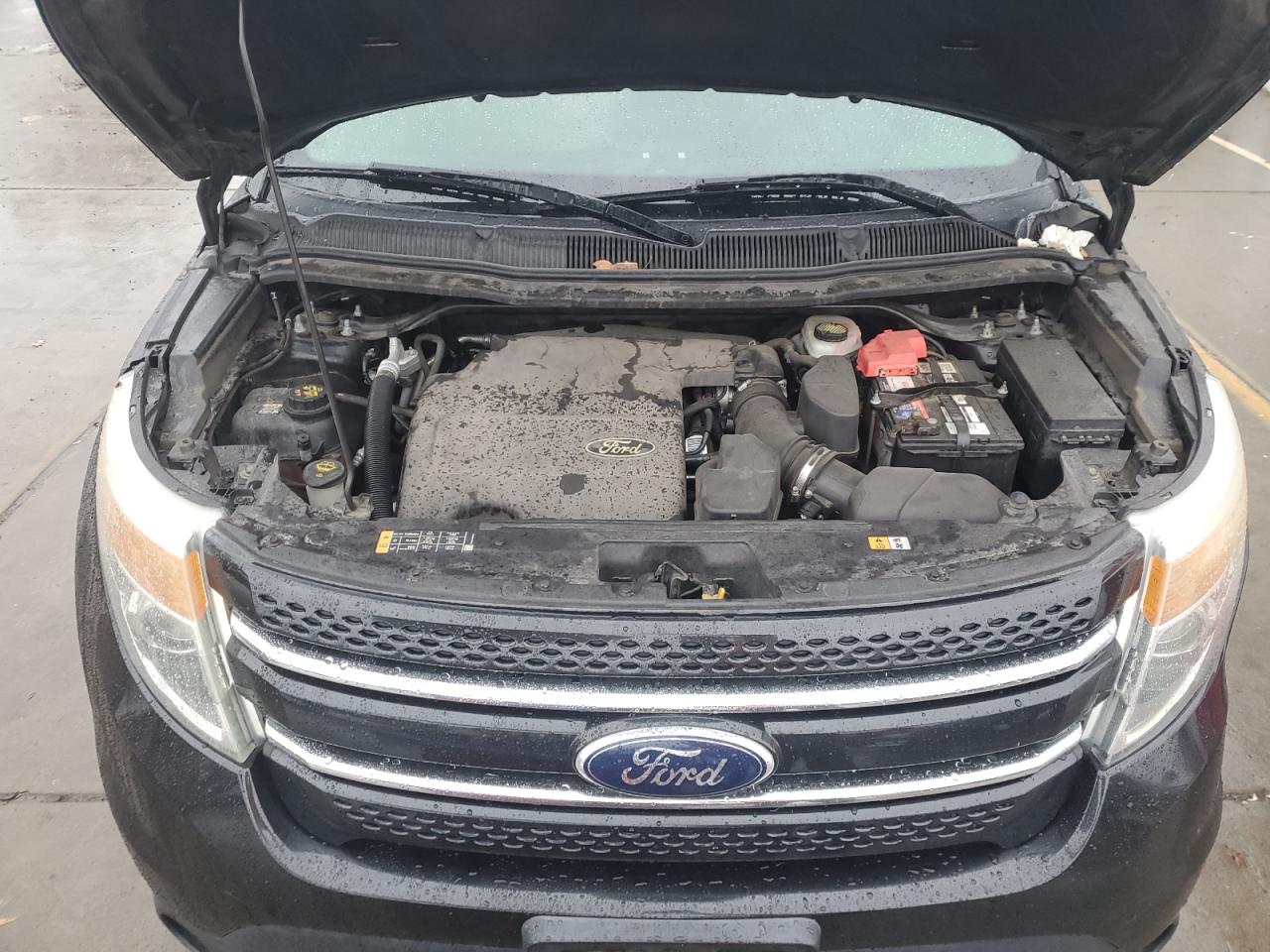 2014 Ford Explorer VIN 1FM5K7F86EGB80536 Copart auction photo, front end damage thumbnail 12