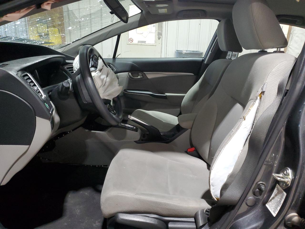 2013 Honda Civic VIN 19XFB2F80DE080622 Copart auction photo, front end / side damage thumbnail 7