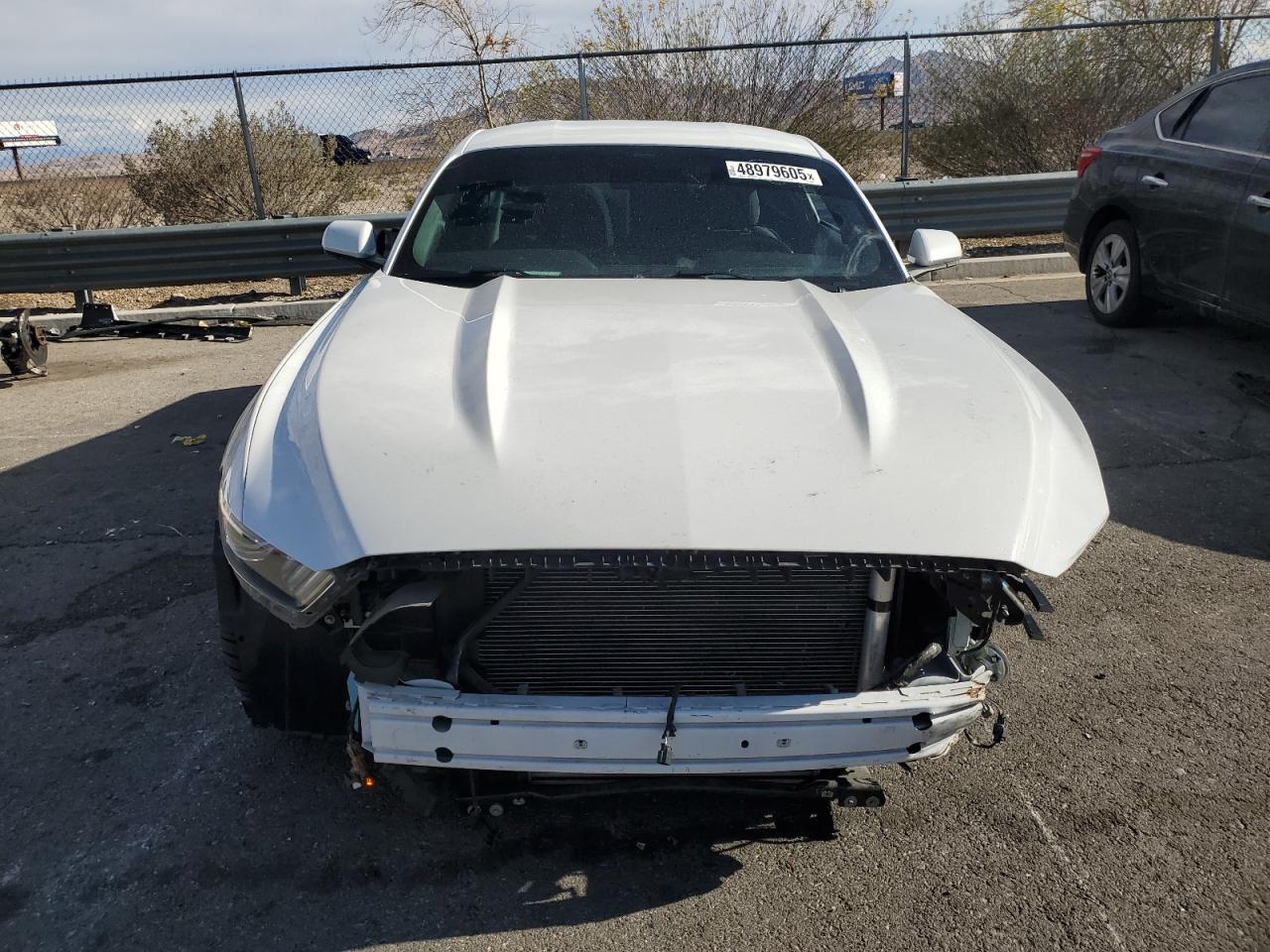 2017 Ford Mustang VIN 1FA6P8TH7H5237675 Copart auction photo, front end / side damage thumbnail 5