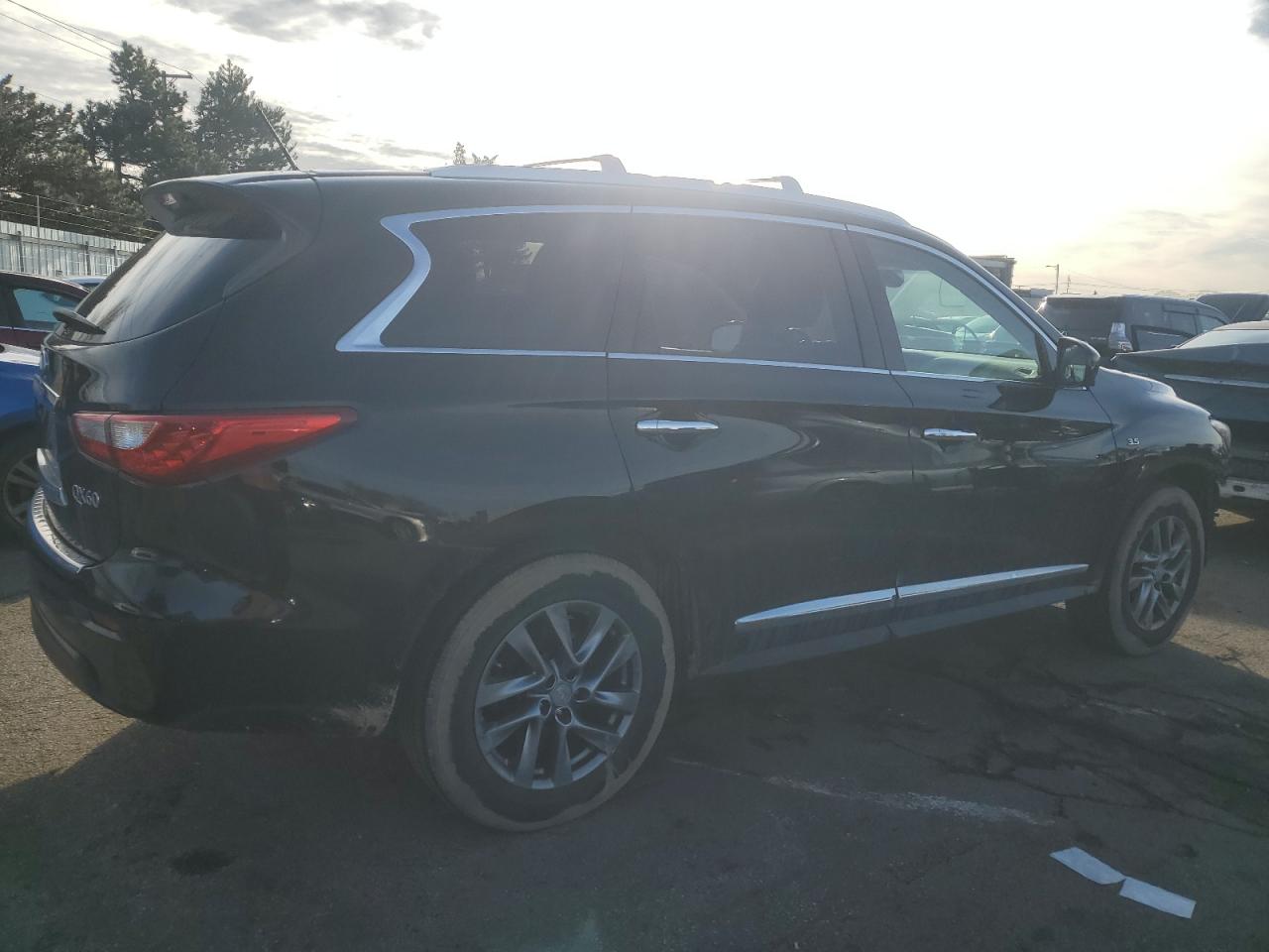 2014 Infiniti QX60 VIN 5N1AL0MM5EC537327 Copart auction photo, front end damage thumbnail 3