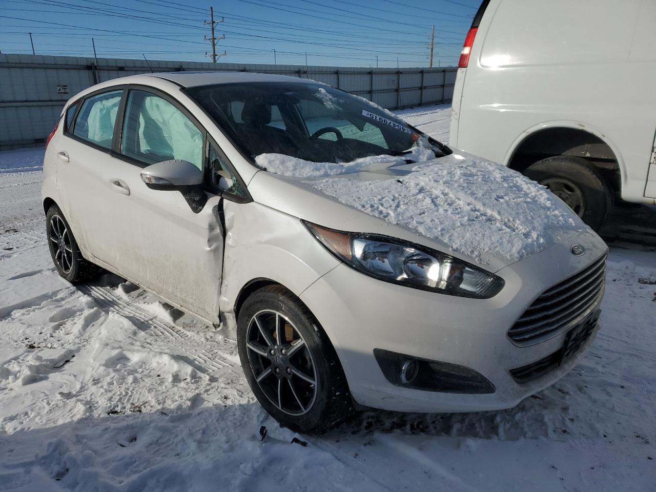 2019 Ford Fiesta VIN 3FADP4EJ6KM122308 Copart auction photo, side damage thumbnail 4