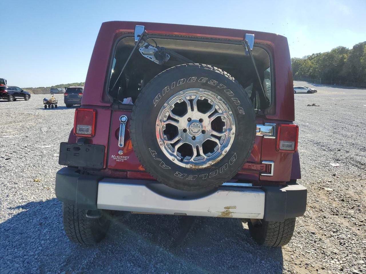 2011 Jeep Wrangler VIN 1J4BA5H16BL572640 Copart auction photo, burn - engine / all over damage thumbnail 6