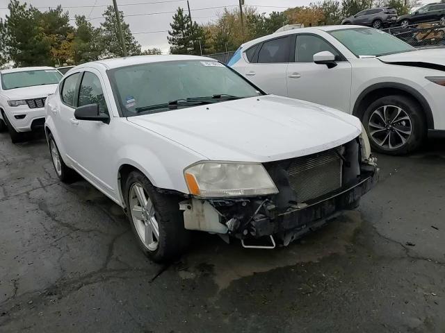2013 Dodge Avenger VIN 1C3CDZAB3DN741228 Copart auction photo, front end / hail damage thumbnail 10