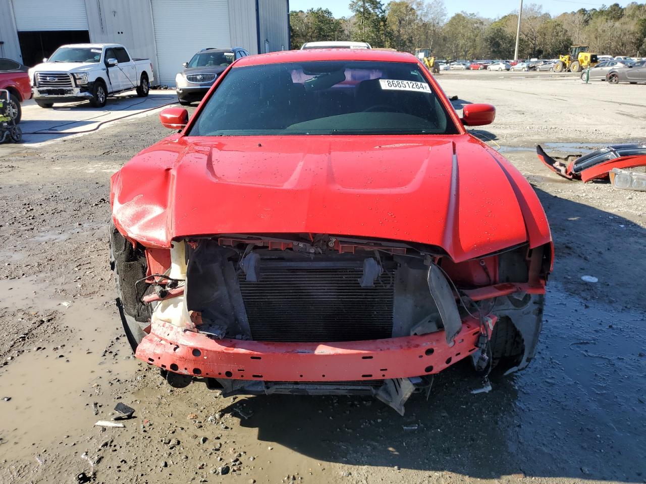 2014 Dodge Charger VIN 2C3CDXBG3EH254877 Copart auction photo, side / front end damage thumbnail 5