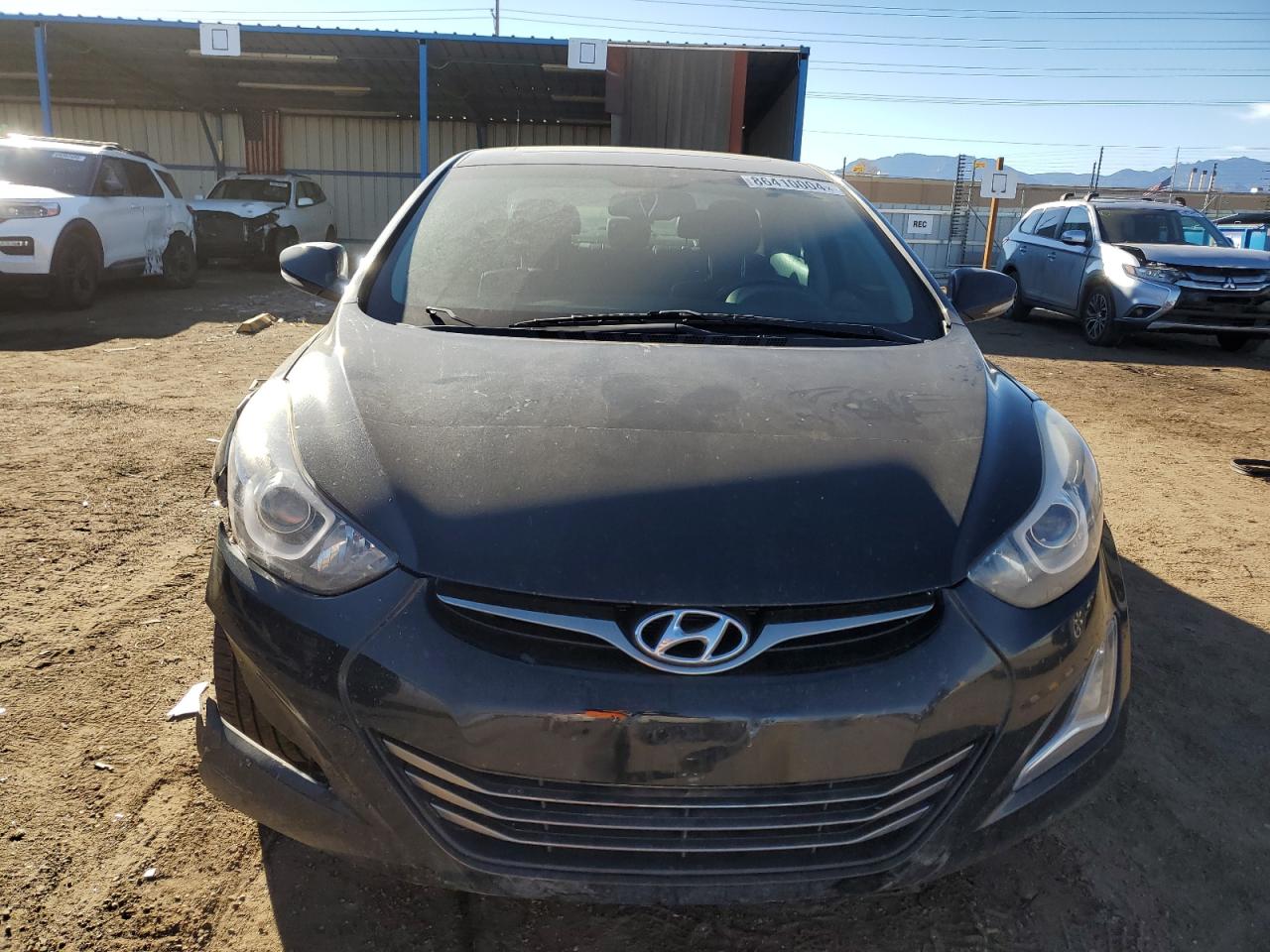 2014 Hyundai Elantra VIN KMHDH4AE1EU106061 Copart auction photo, front end / rear end damage thumbnail 5