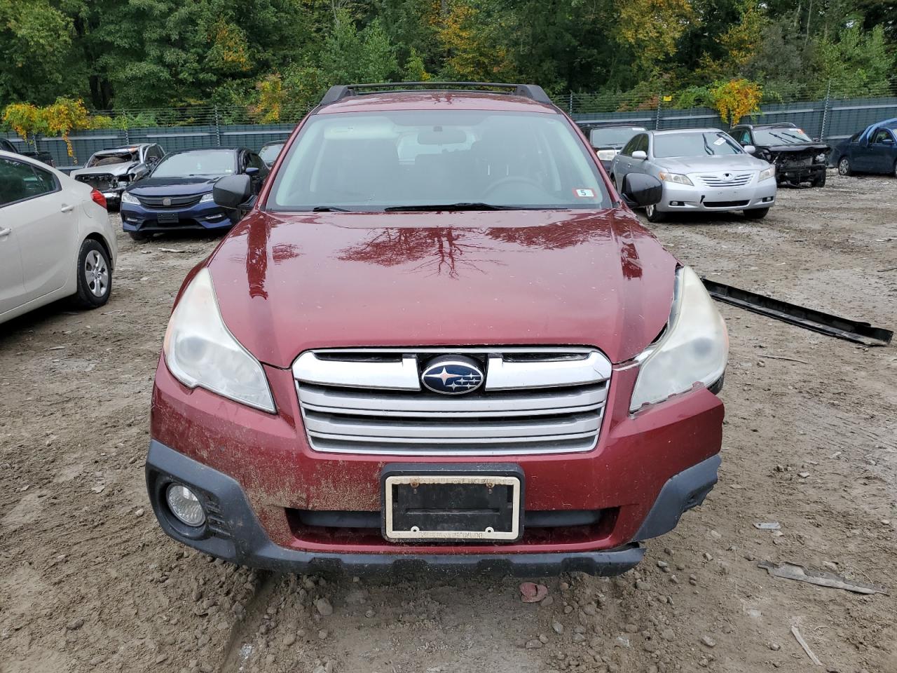 2014 Subaru Outback VIN 4S4BRBAC3E3316870 Copart auction photo, front end / minor dent/scratches damage thumbnail 5