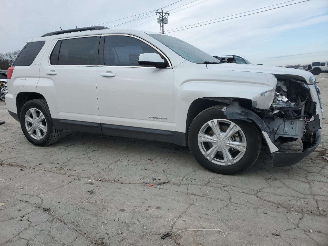 2017 GMC Terrain VIN 2GKALNEK7H6191488 Copart auction photo, front end damage thumbnail 4