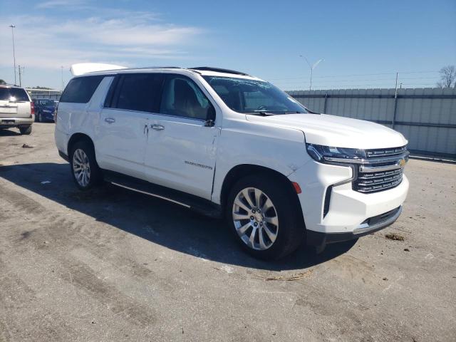 2021 Chevrolet Suburban VIN 1GNSKFKD9MR120572 Copart auction photo, all over damage thumbnail 4