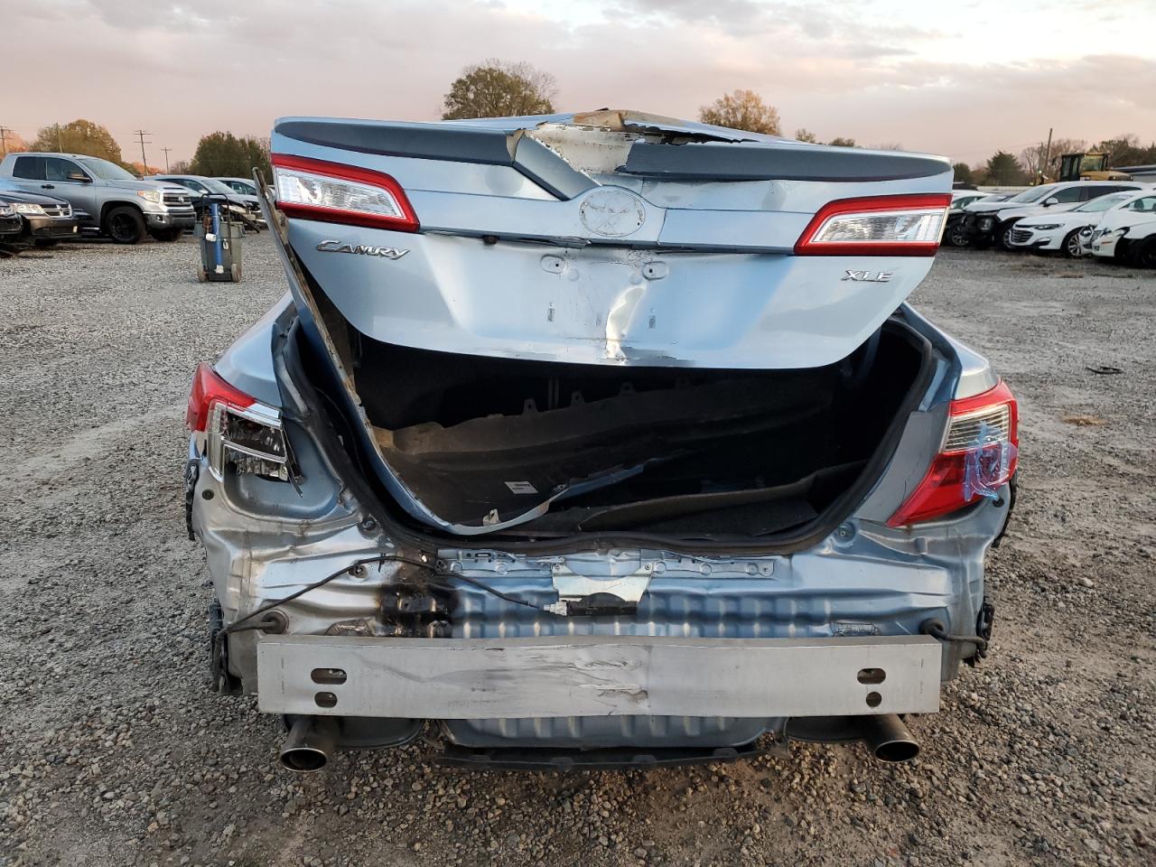 2012 Toyota Camry VIN 4T1BK1FK0CU520371 Copart auction photo, rear end damage thumbnail 6
