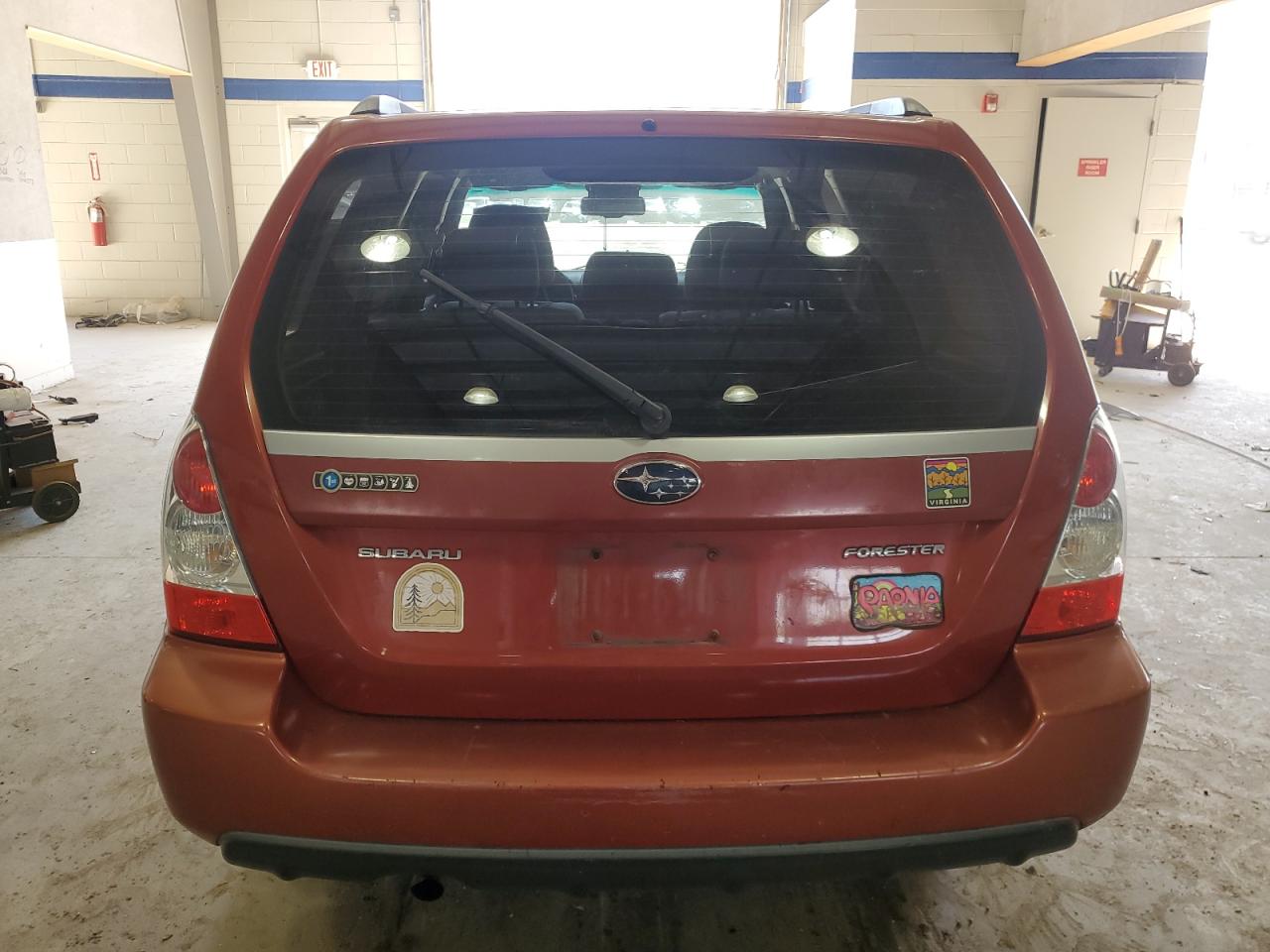 2008 Subaru Forester VIN JF1SG636X8H724661 Copart auction photo, front end damage thumbnail 6