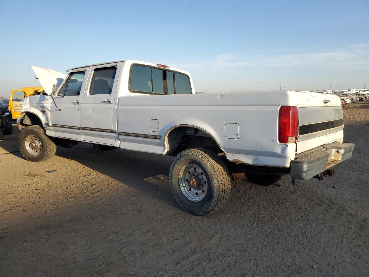 1996 Ford F350 VIN 1FTJW36F4TEB18415 Copart auction photo, front end / rear end damage thumbnail 2