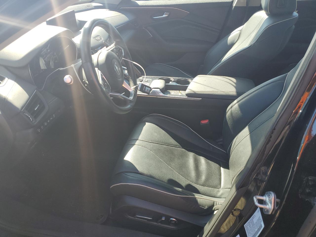 2022 Acura TLX VIN 19UUB6F65NA003537 Copart auction photo, missing/altered vin / vandalism damage thumbnail 7