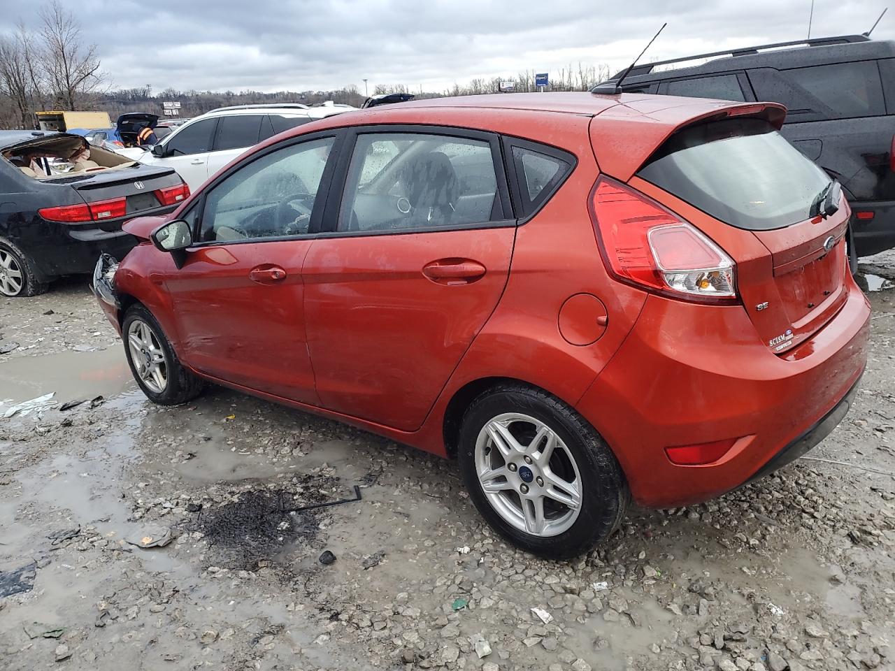 2018 Ford Fiesta VIN 3FADP4EJ7JM140928 Copart auction photo, front end damage thumbnail 2