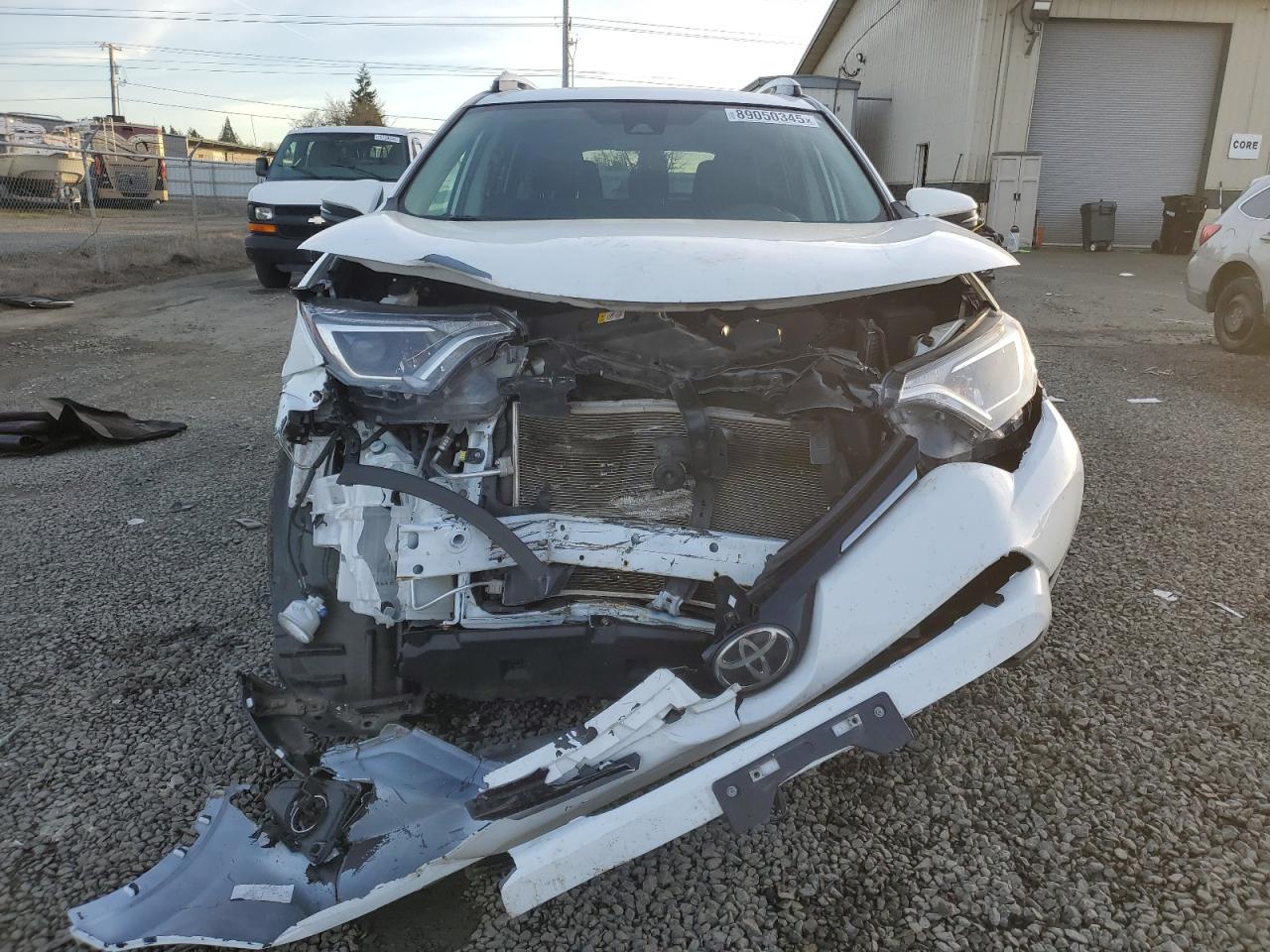 2017 Toyota RAV 4 VIN 2T3RFREV4HW566720 Copart auction photo, front end damage thumbnail 5