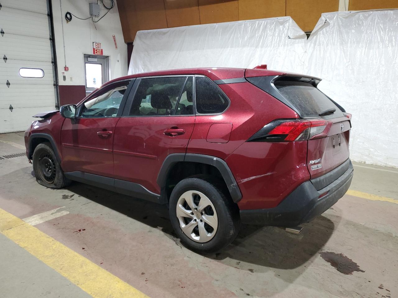 2022 Toyota RAV 4 VIN 2T3F1RFV0NW257287 Copart auction photo, all over damage thumbnail 2