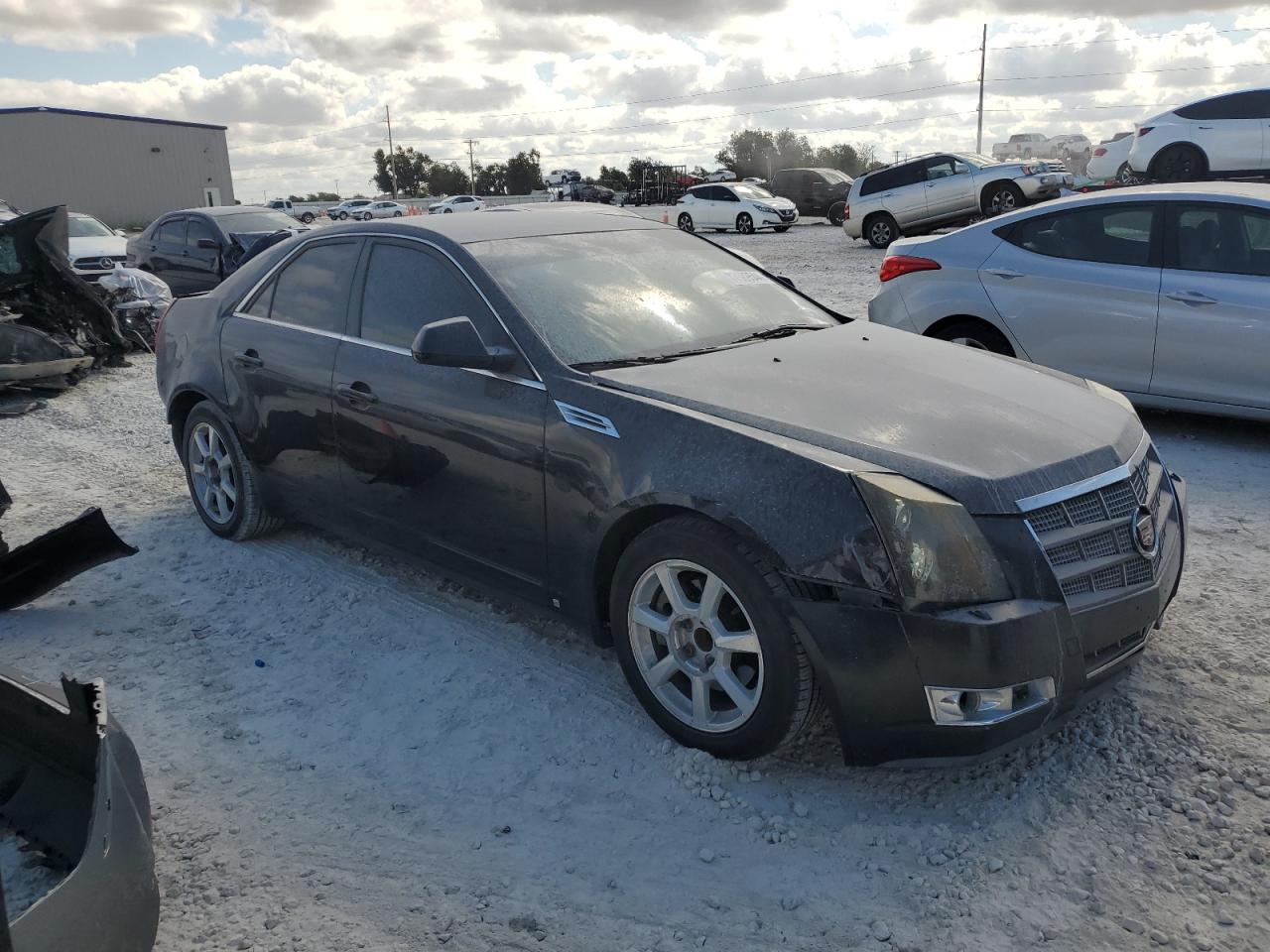 2009 Cadillac CTS VIN 1G6DV57V490159055 Copart auction photo, all over damage thumbnail 4
