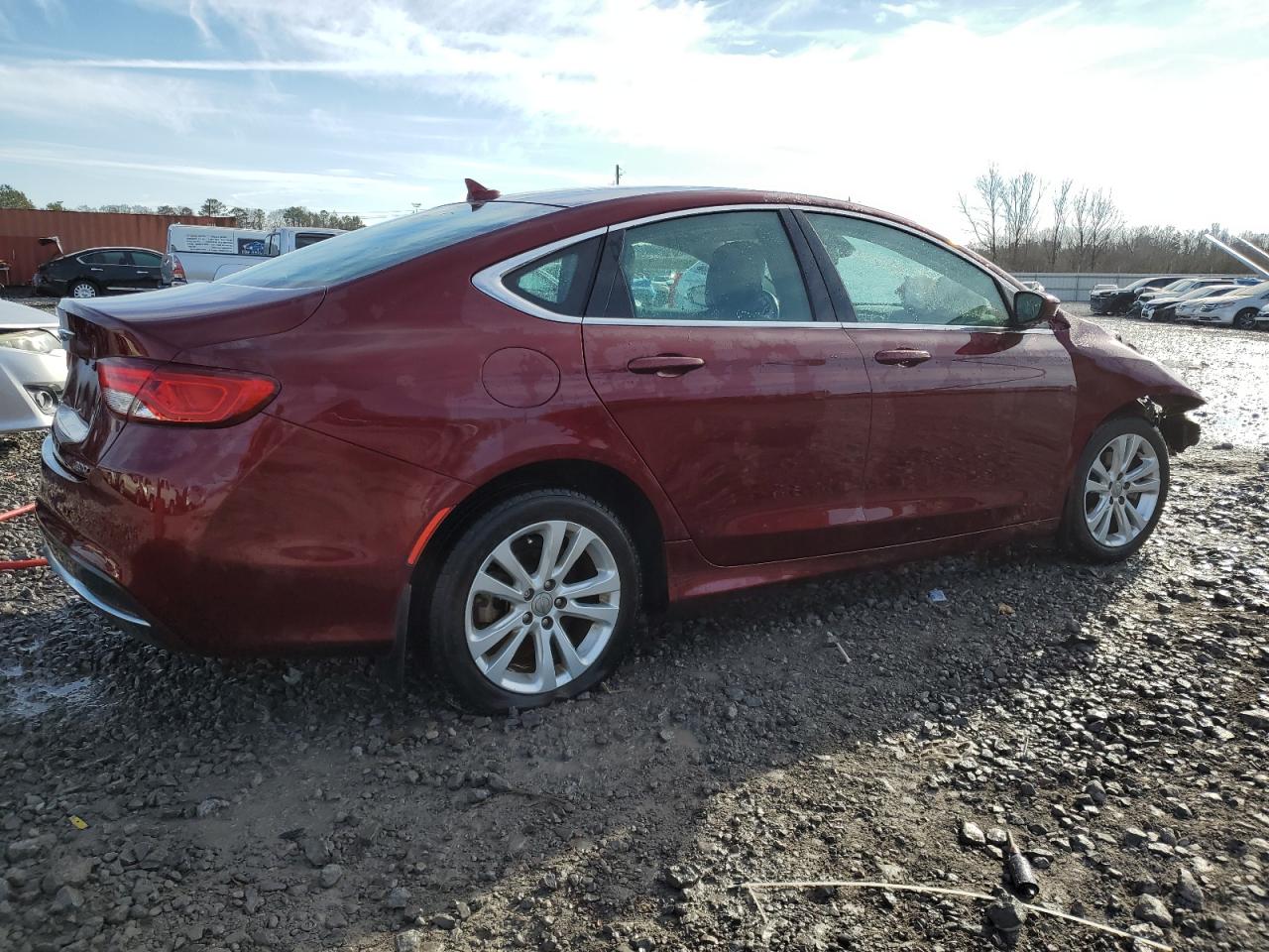 2016 Chrysler 200 VIN 1C3CCCAB0GN183181 Copart auction photo, front end / side damage thumbnail 3