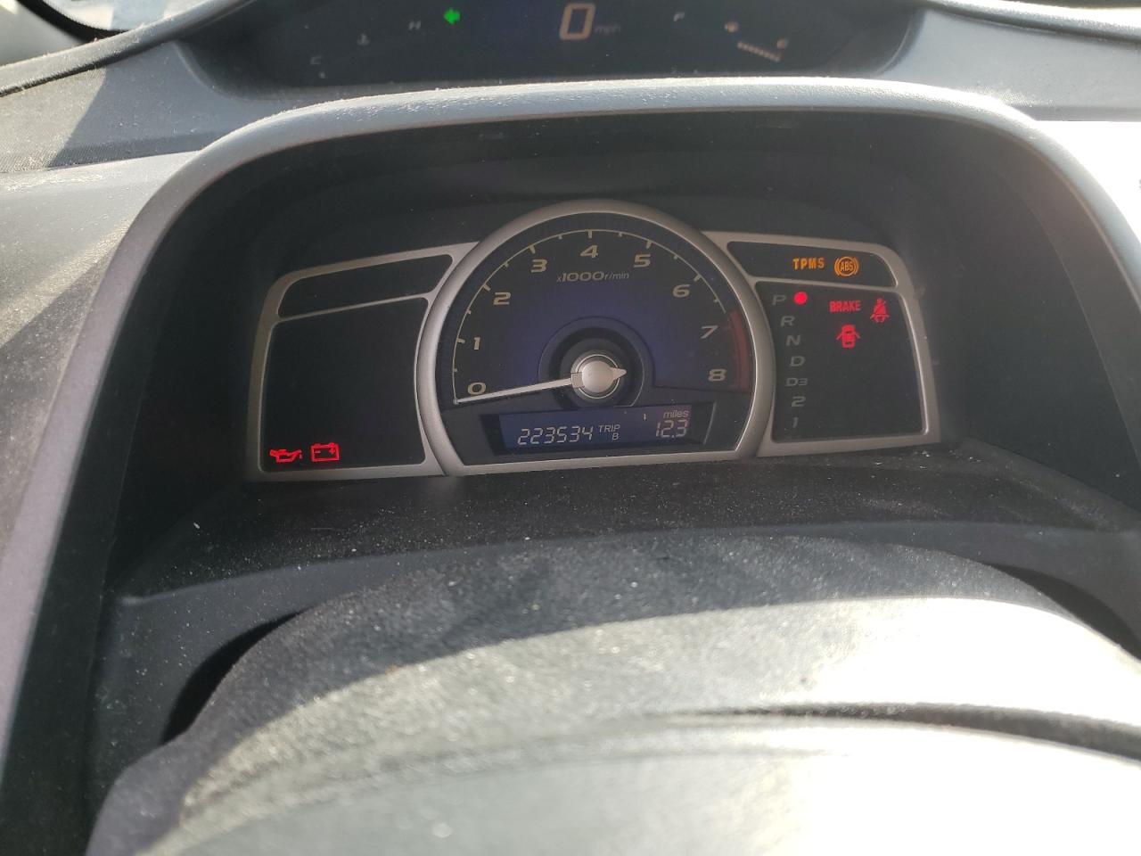 2009 Honda Civic VIN 2HGFA16549H536525 Copart auction photo, side damage thumbnail 9