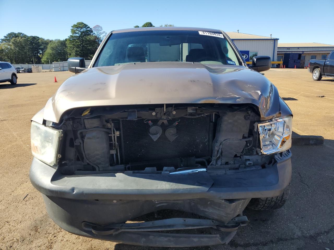 2010 Dodge RAM VIN 1D7RB1GTXAS247402 Copart auction photo, front end damage thumbnail 5