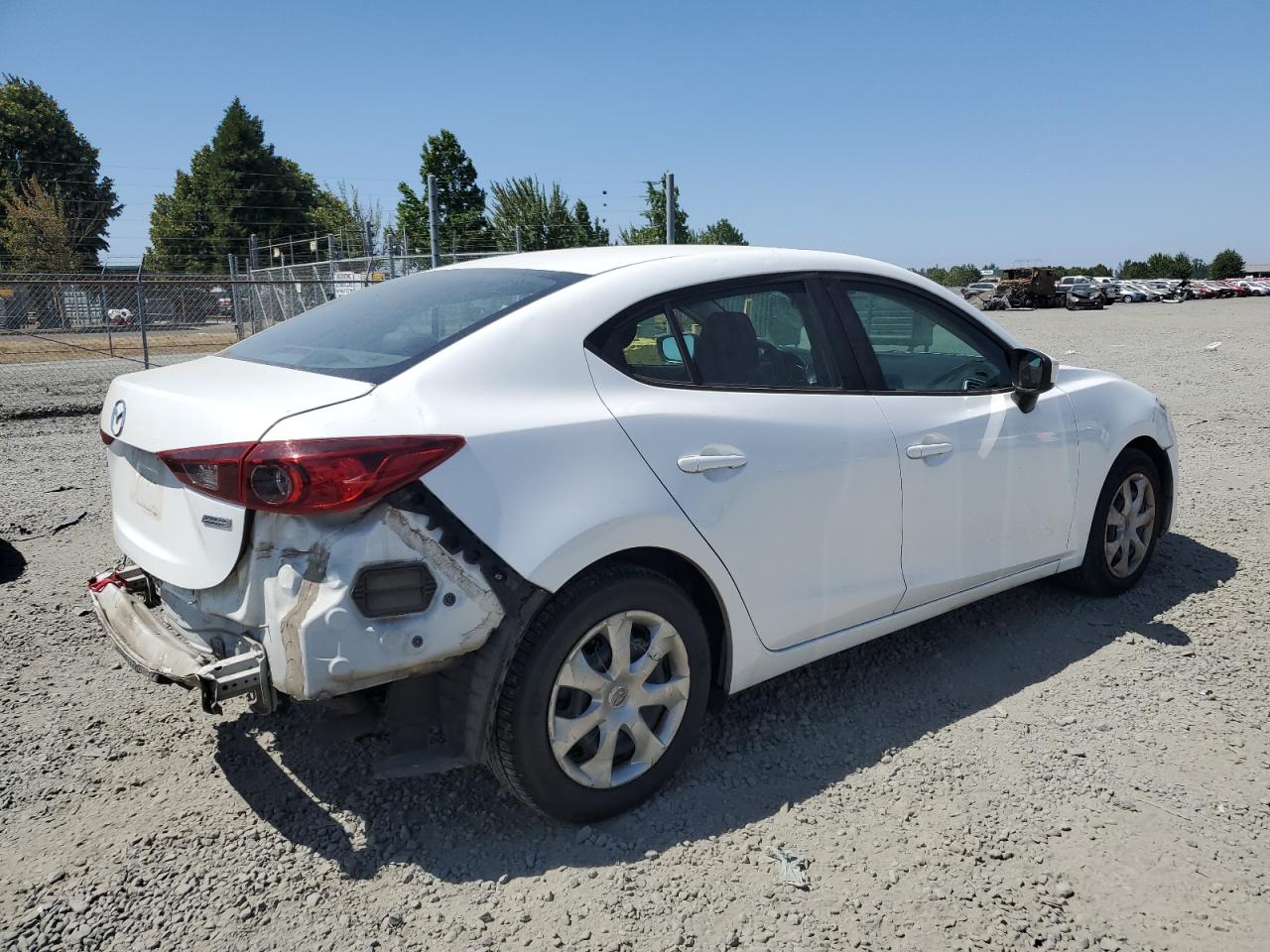 2015 Mazda 3 VIN 3MZBM1U78FM174850 Copart auction photo, rear end damage thumbnail 3
