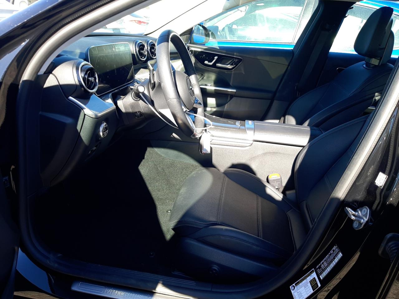 2022 Mercedes-Benz C-klasse VIN W1KAF4GB8NR054768 Copart auction photo, front end damage thumbnail 7