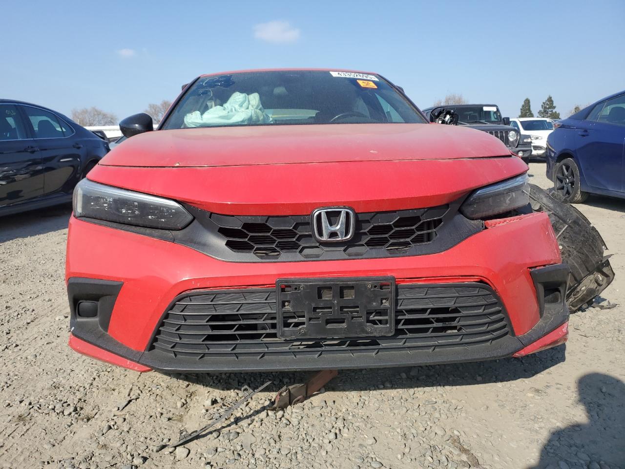 2022 Honda Civic VIN 19XFL2H87NE015794 Copart auction photo, rollover / undercarriage damage thumbnail 5