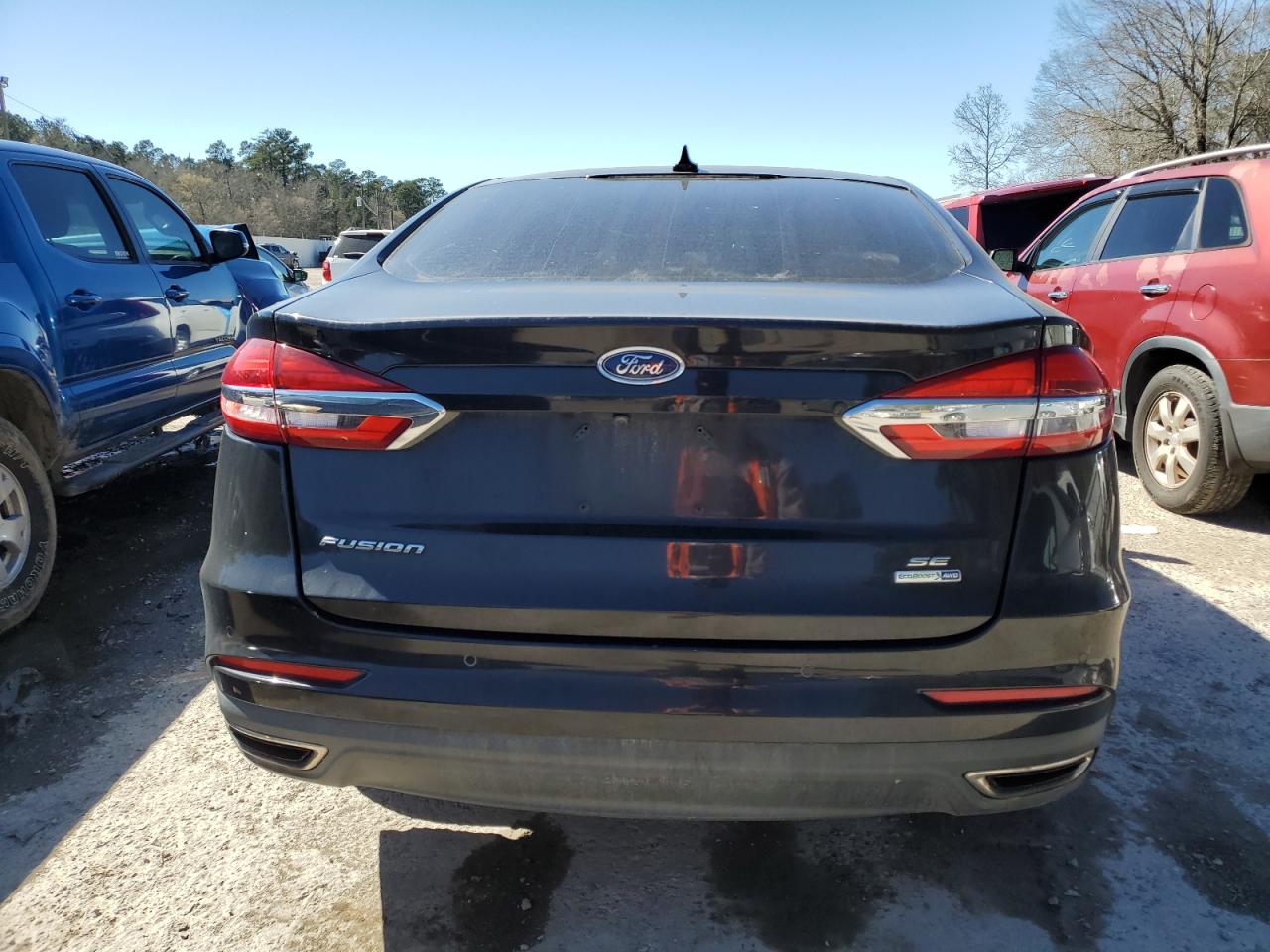 2019 Ford Fusion VIN 3FA6P0T90KR233823 Copart auction photo, front end damage thumbnail 6