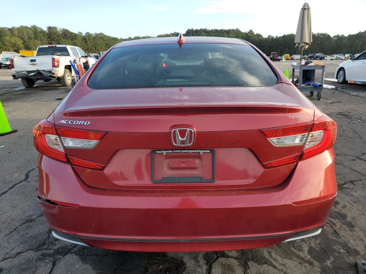 2018 Honda Accord VIN 1HGCV1F51JA050054 Copart auction photo, undercarriage / all over damage thumbnail 6