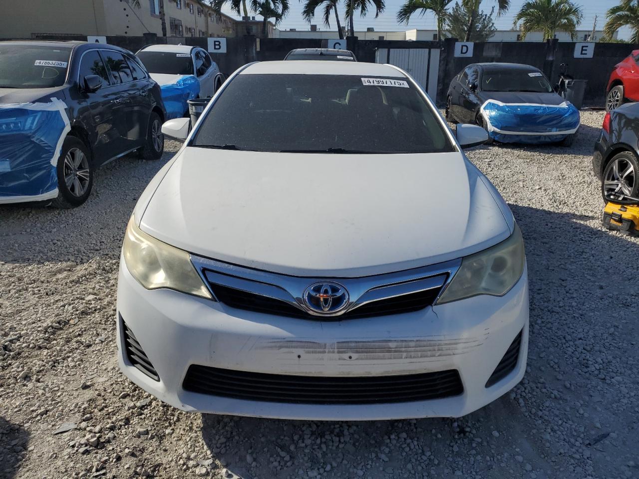2012 Toyota Camry VIN 4T1BD1FK3CU014401 Copart auction photo, rear end damage thumbnail 5