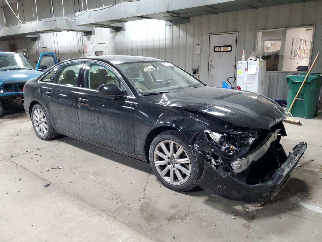 2014 Audi A6 VIN WAUGFAFC8EN075038 Copart auction photo, front end damage thumbnail 4