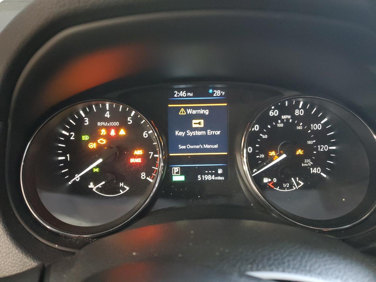 2020 Nissan Rogue VIN 5N1AT2MV5LC815998 Copart auction photo, mechanical / front end damage thumbnail 9