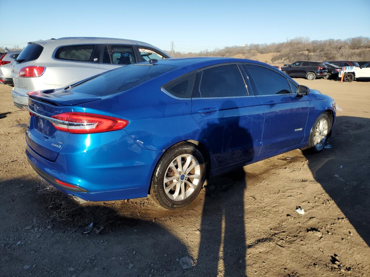 2017 Ford Fusion VIN 3FA6P0LU3HR222523 Copart auction photo, front end damage thumbnail 3