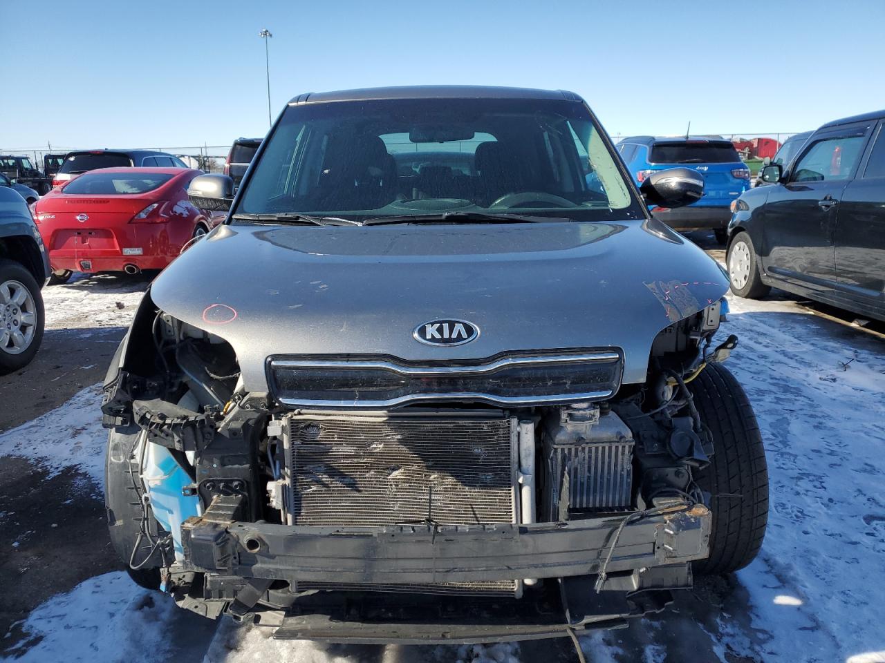 2019 KIA Soul VIN KNDJX3AA2K7686478 Copart auction photo, front end damage thumbnail 5