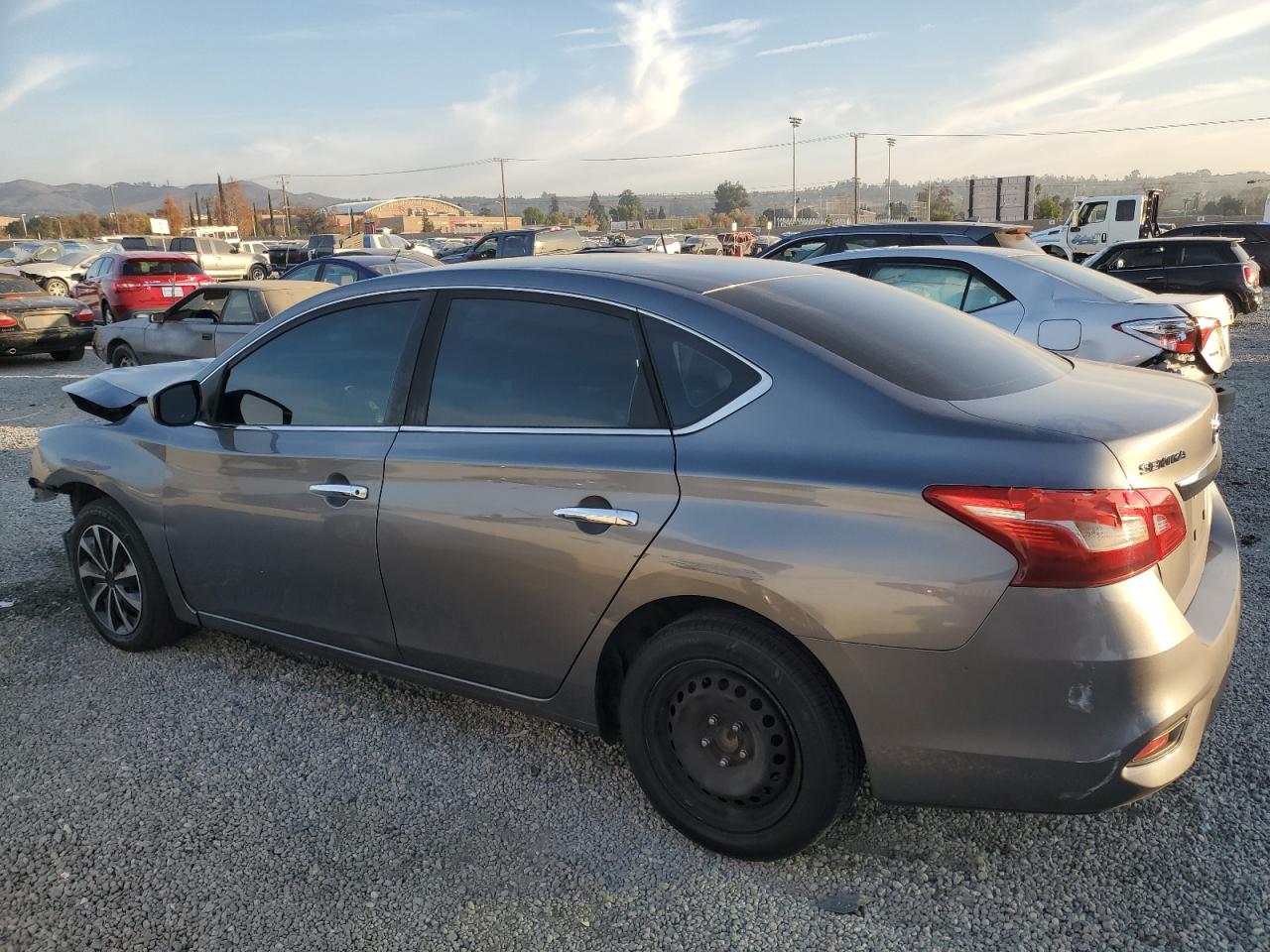 2017 Nissan Sentra VIN 3N1AB7AP5HY287200 Copart auction photo, front end / side damage thumbnail 2