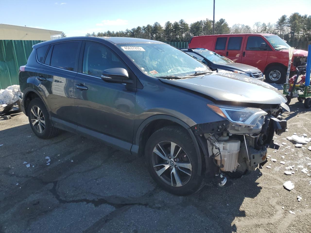 2018 Toyota RAV 4 VIN 2T3RFREV7JW788173 Copart auction photo, front end / minor dent/scratches damage thumbnail 4