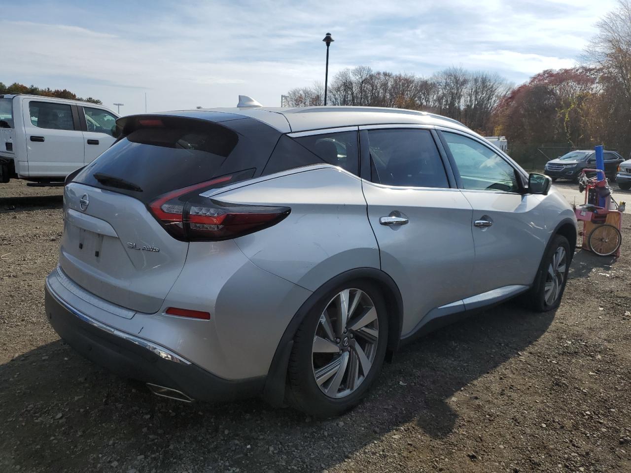 2019 Nissan Murano VIN 5N1AZ2MS3KN143270 Copart auction photo, rear end damage thumbnail 3
