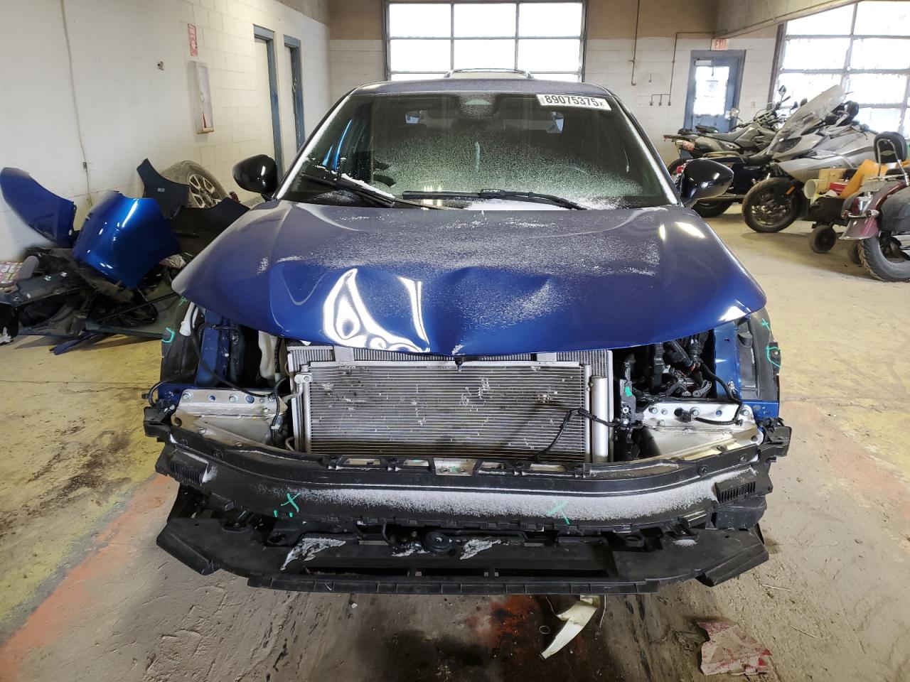 2022 Honda Civic VIN 2HGFE2F59NH598393 Copart auction photo, front end / rear end damage thumbnail 5