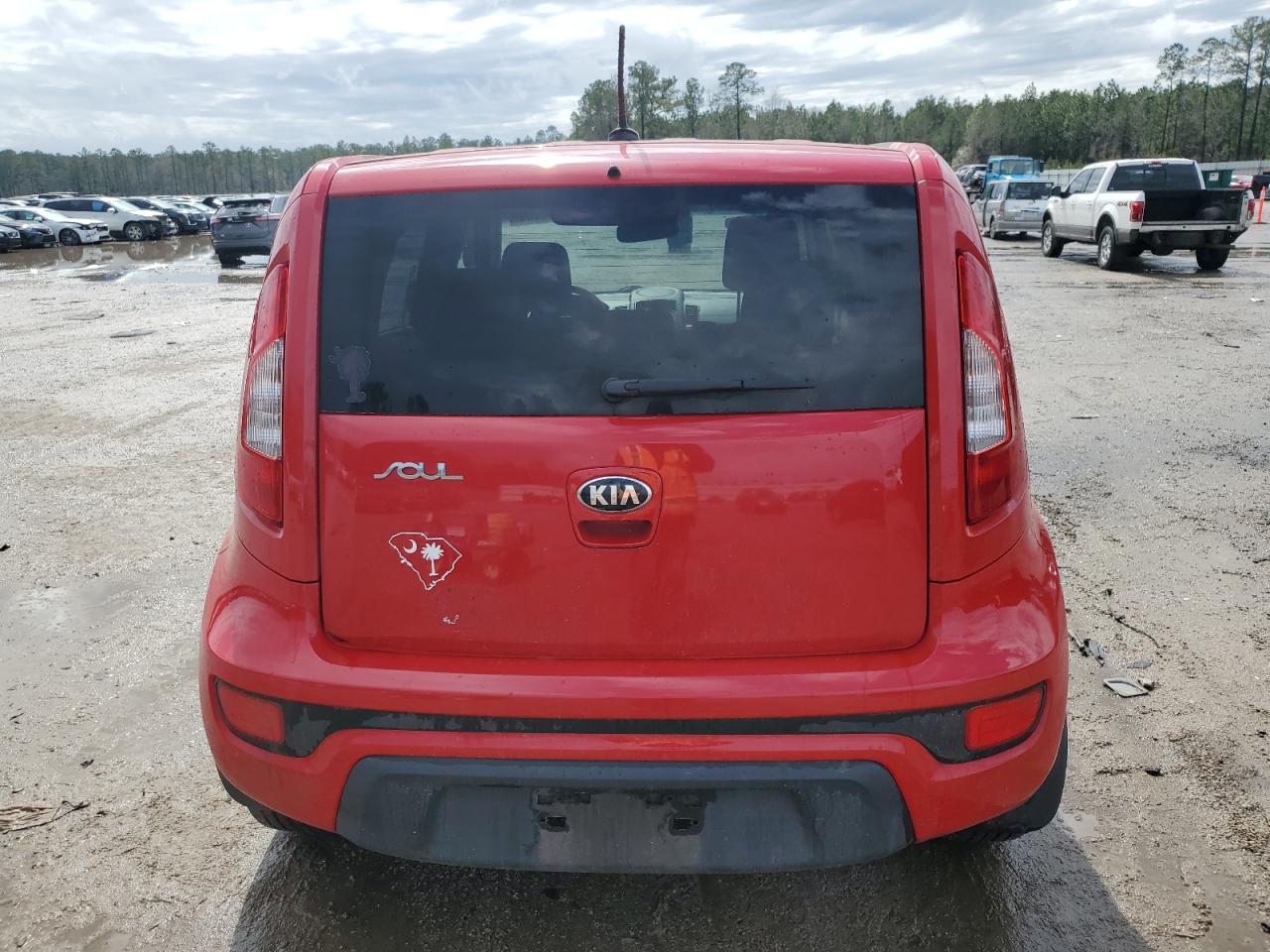 2013 KIA Soul VIN KNDJT2A5XD7617341 Copart auction photo, side damage thumbnail 6