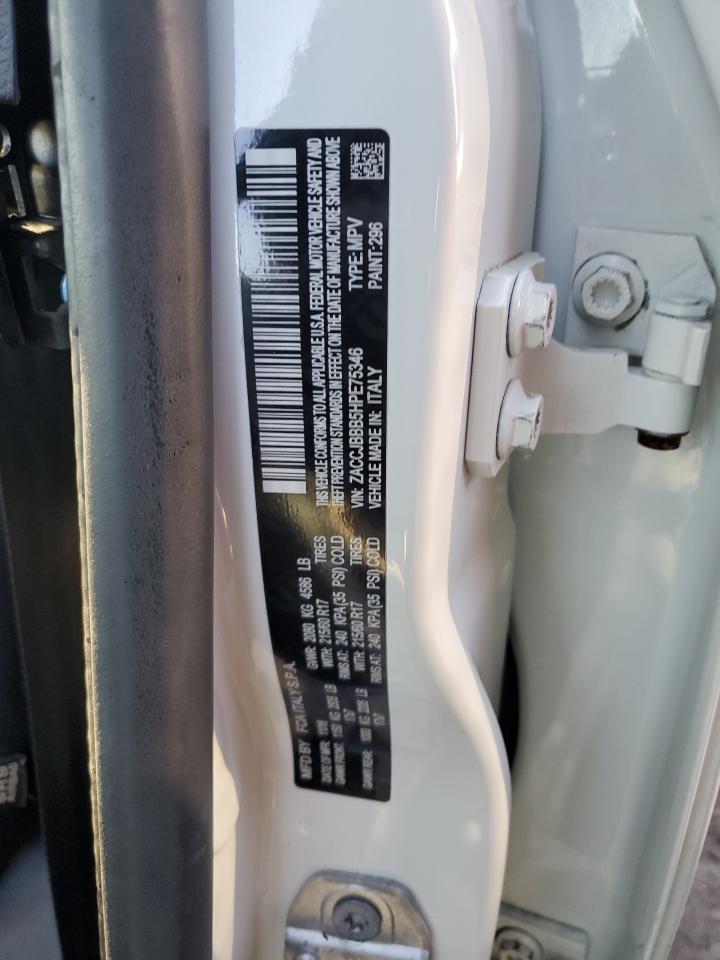 2017 Jeep Renegade VIN ZACCJBBB5HPE75346 Copart auction photo, front end damage thumbnail 13