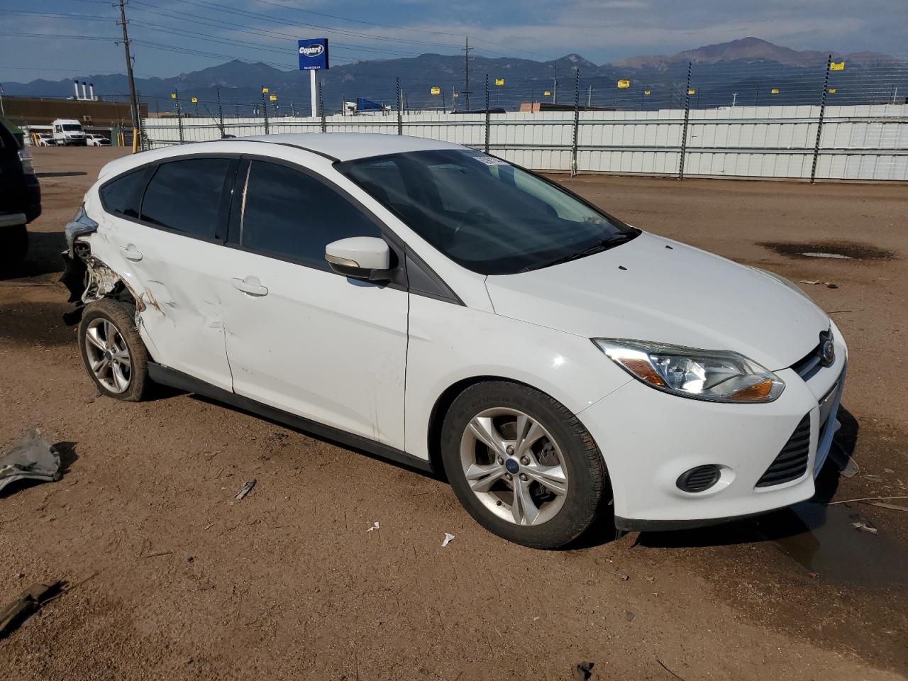 2014 Ford Focus VIN 1FADP3K20EL248449 Copart auction photo, rear end / side damage thumbnail 4