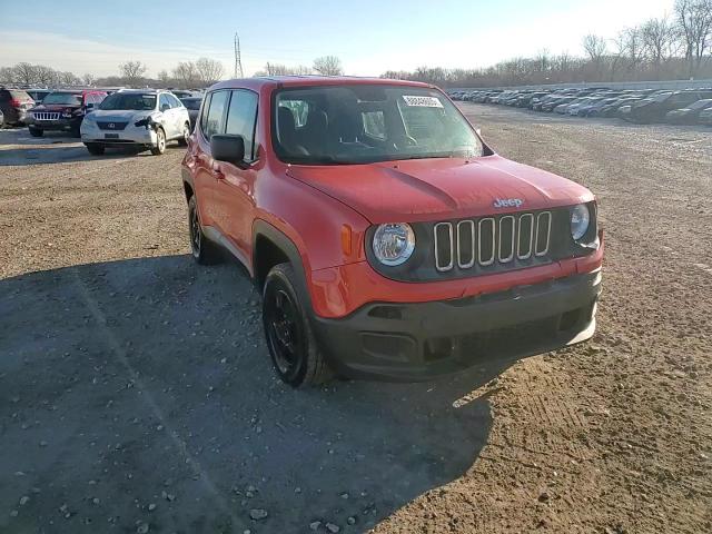 2016 Jeep Renegade VIN ZACCJBAT5GPC79593 Copart auction photo, front end damage thumbnail 14