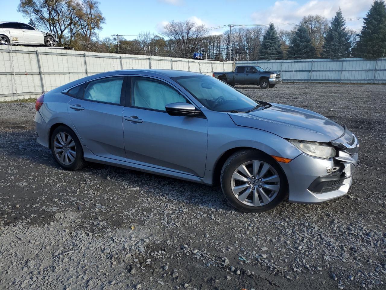2016 Honda Civic VIN 19XFC2F50GE057168 Copart auction photo, side / front end damage thumbnail 4