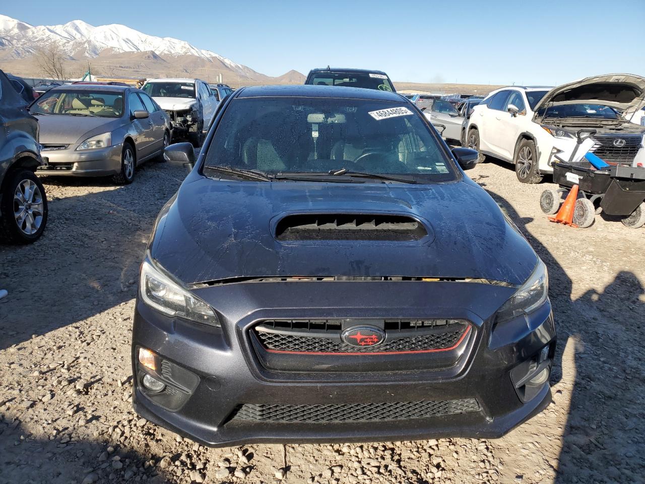 2016 Subaru WRX VIN JF1VA1N66G8818470 Copart auction photo, side / rear end damage thumbnail 5