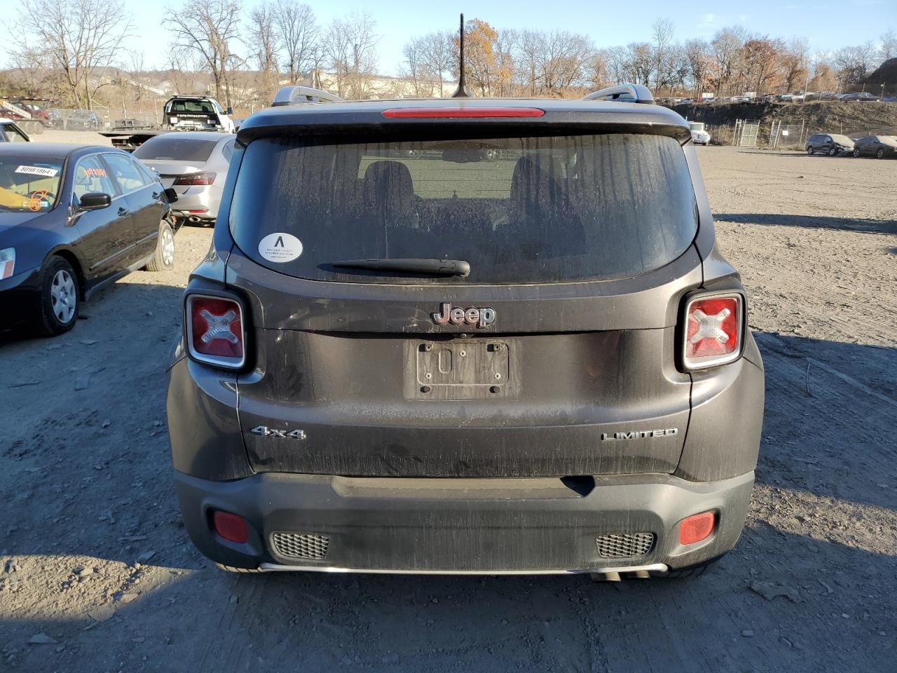 2016 Jeep Renegade VIN ZACCJBDT7GPE30008 Copart auction photo, side / front end damage thumbnail 6