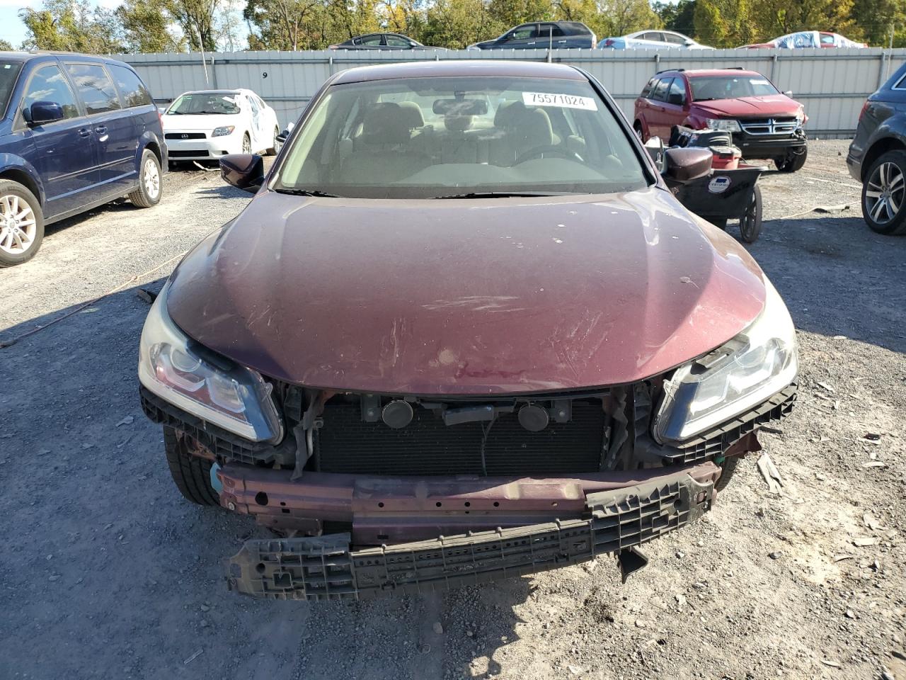 2016 Honda Accord VIN 1HGCR2F33GA144261 Copart auction photo, front end damage thumbnail 5